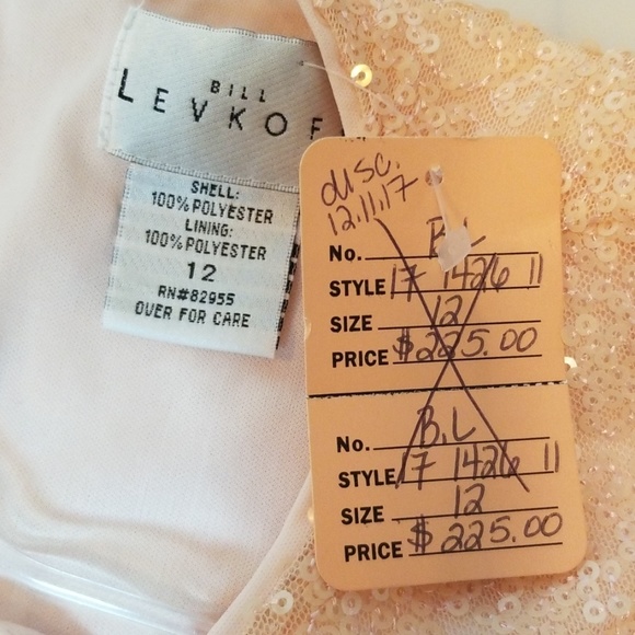 Bill Levkoff peach formal skirt/top - Picture 7 of 7